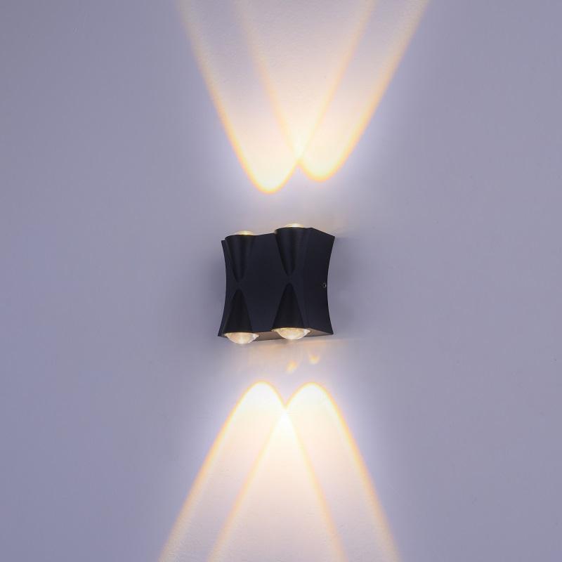 IP65 4W LED Wandleuchte Wasserdichte Außenleuchte Innen Gold Wandleuchte Up And Down Wandleuchte Modernes LED-Licht