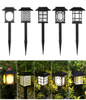 5LED Solar Hof Lampe Rasen Boden Lampe Garten Solar Lampe Garten Spalier im Freien antike Raum Licht Dekoration amerikanischen Stil 