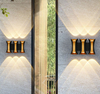 Gartenglas-Wandlampen, Außenleuchte, Retro-IP65-wasserdichte LED für Haus, Veranda, Korridor, Gateway und Tor, Terrasse