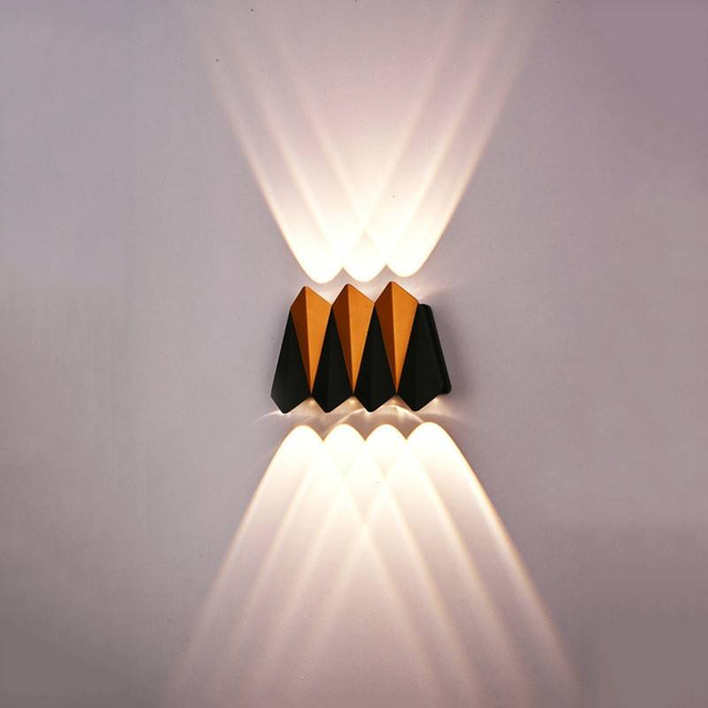 LED Outdoor Wasserdichte Wandleuchte Moderne Kreative IP65 Hotel Villa Wohnzimmer Hintergrund Wandleuchte
