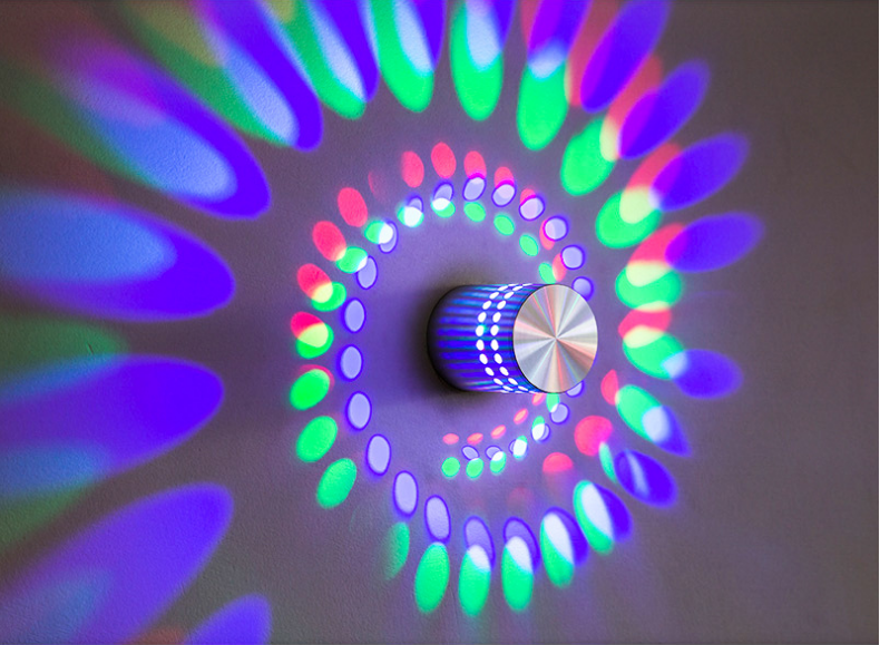 LED-Wandleuchte, Deckenleuchte, RGB, bunt, IR-Fernbedienung, innovative Neuheit, kreative, einfache Dekoration, Wohnzimmer, Wohnzimmer