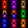 Aluminium-RGB-Projektionslampe für den Innenbereich, Wohn-Deko, Bar, Hotel, Restaurant, Beleuchtung nach oben und unten, LED-Nachtlicht