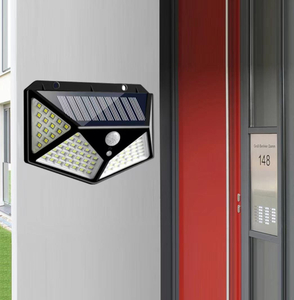 Beste Outdoor-Hinterhof-Gartentreppe, wasserdicht, IP67, Solarenergie, 4-seitig, Beleuchtung, Wandleuchte, LED-Bewegungsmelder, LED-Solarlicht