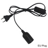 1,8 m langes Netzkabel, E27-Lampensockel, EU-Stecker mit Schaltkabel für hängende LED-Glühbirne, E27-Hängelampe, Fassungsfassung