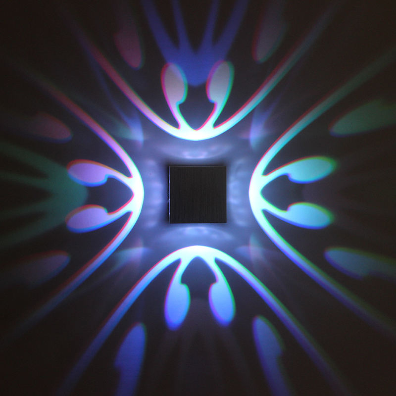 Hochwertige RGB-LED-Lampe. Vierseitige Schmetterlingswandlampe und Nachtlicht für den Innenbereich zum Fabrikpreis.