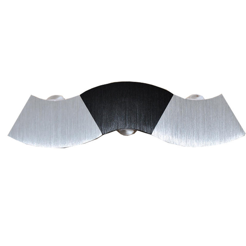 6W LED Wandleuchten Innen Up and Down Wandleuchte Innenbeleuchtung LED aus Aluminium Hallenleuchte Wandbeleuchtung Silber Kaltweiß