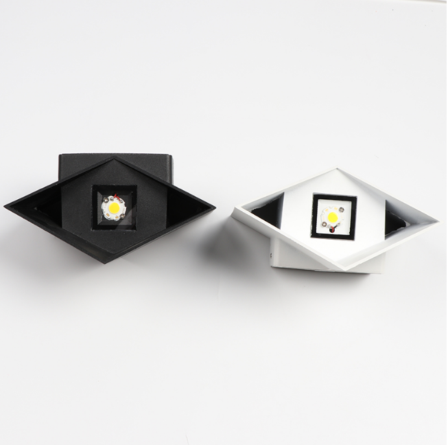 2023 neue COB-LED-Wandlampe, 12 W, wasserdicht, für den Außenbereich, nach oben und unten, Gartenbeleuchtung zum Fabrikpreis