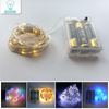 2 m LED-Girlande, Kupferdraht-Lichterkette mit Lichterkette für Outdoor-Girlanden-Party-Lichter und Neujahrs-Weihnachtsdekoration