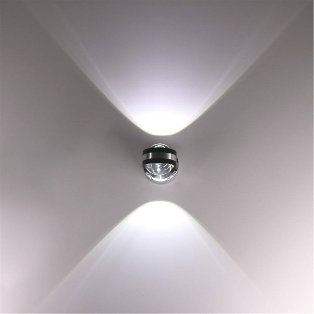 Fabrik verkauft direkt Doppelkristall-Wandleuchte mit 6 W, dekorative LED-Herstellerlampen für Heimdekoration, beste Lampe für Heimbüro