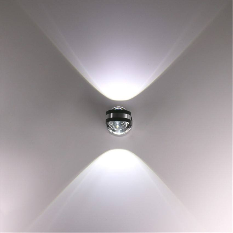Fabrik verkauft direkt Doppelkristall-Wandleuchte mit 6 W, dekorative LED-Herstellerlampen für Heimdekoration, beste Lampe für Heimbüro