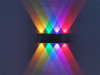 8W Einfaches, energiesparendes Innenlicht im nordischen Stil aus Aluminium, RGB-LED-Wandleuchte, Treppenlicht, Flurlicht