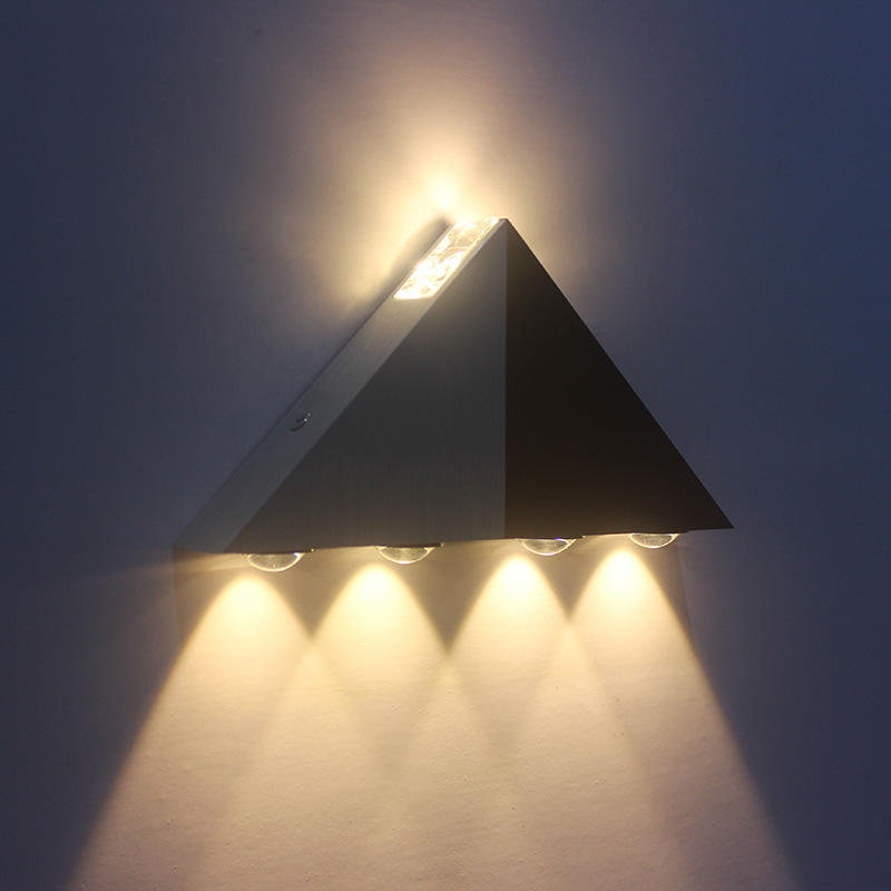 LED Dreieck Wandleuchte 5W Innen Wohnzimmer Wandleuchte AC85-265V Aluminium Treppen Gang Wandleuchte Hochleistungsleuchten