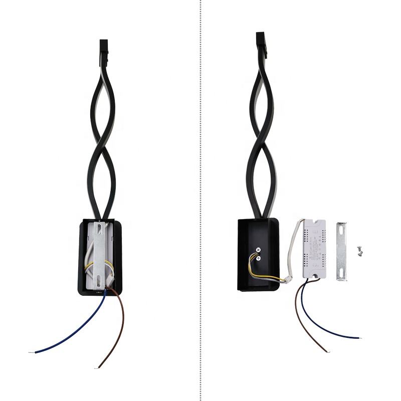 21 W LED-Wandleuchte, 2,4 G, stufenlos dimmbare Wandleuchten mit Fernbedienung, Treppen, Korridor, lang, warmweiß, drei Farbtemperaturen