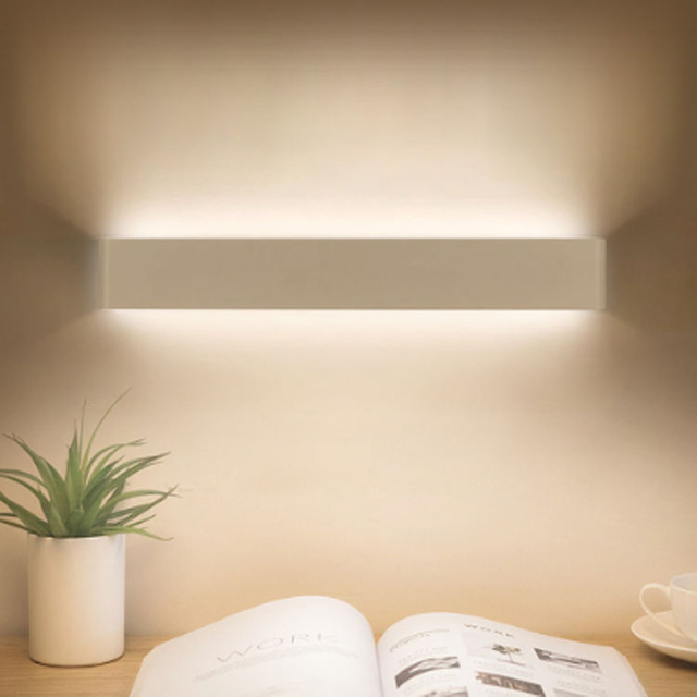 Rechteckige LED-Wandleuchte, Nachttischlampen, 110 V, 220 V, Wohnzimmer, Badezimmer, Spiegelleuchte, Innengang