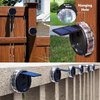 ABS-LED-Garten-Solarlampe, Blume, silberfarben, für den Außenbereich, wasserdichte Beleuchtung, Verjüngungs-Außenleuchte, Verjüngungs-Außenleuchte, Verjüngungs-Außenleuchte