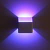 Hochwertige 3-W-Würfel-LED-Wandleuchte mit RGB-Fernbedienung für die Beleuchtung von Innenräumen