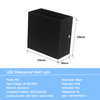 6W Moderne Einfache Kreative Outdoor Wasserdichte Wand Lampe LED Hof Lampen Tor Lampe Terrasse Balkon Garten Wand Licht