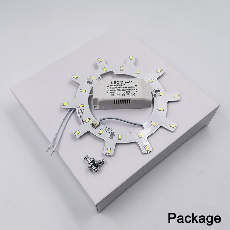 Moderne LED-Deckenleuchten 12–24 W, Lichtquellenmodul für Küche, AC220 V, Wohnzimmer, energiesparende Deckenbeleuchtung, Retrofit-Board