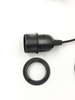 Drahtstecker Himalaya-Salzlampenfassung Stecker Tischlampenzubehör 301 303 Schalter Dimmerschalter EU/AU/EU-Stecker Dreipoliger Stecker E27-Lampenfassung