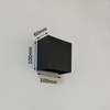 6W quadratische Wandleuchte LED-Wandleuchte Außenwandleuchte LED-Beleuchtung Außen-LED-Wandleuchte Sechsstrahlige Lichtwandleuchte