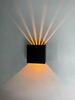 6W sechsstrahlige Wandleuchte, LED-Leuchten, ästhetische Wandleuchte, moderne LED-Wandleuchte, LED-Außenwandleuchte, LED-Wandleuchten für den Innenbereich