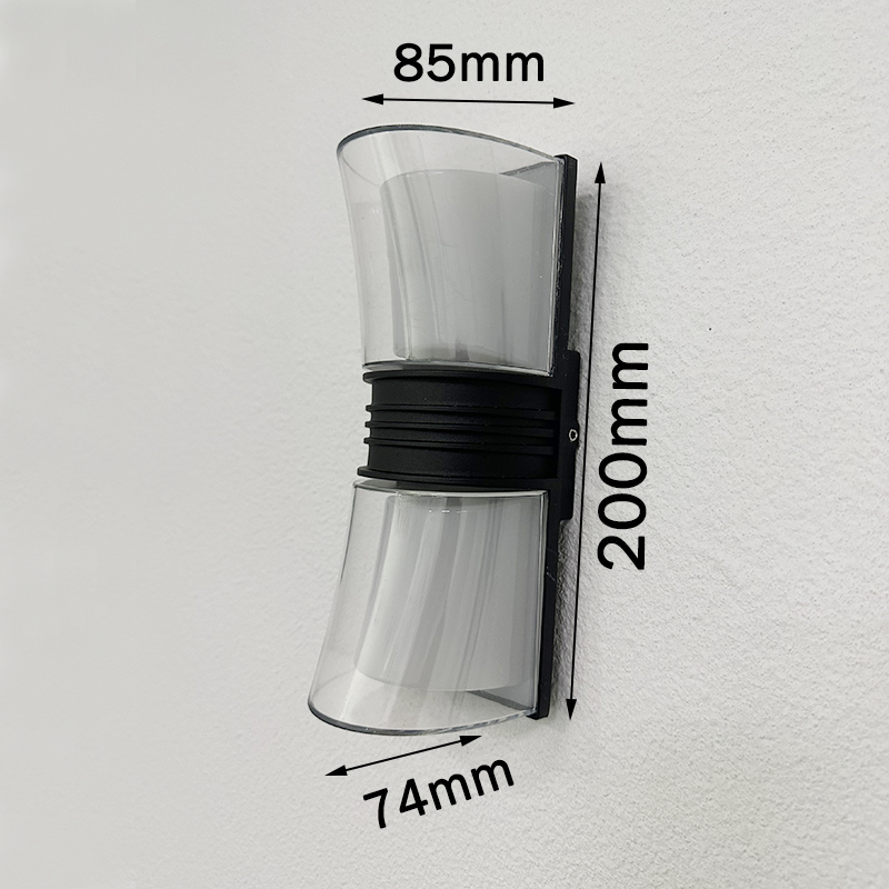 9W APP Control RGBW Home Bar Hotel Dekorative Wifi Smart APP Wandleuchten Outdoor LED Wandleuchten