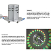 Spiralloch-RGB-LED-Wandleuchte für den Innenbereich, Heimdekoration mit günstigem Preis, ausgefallene Nachtlichter, Deckenleuchte, Loft-Vogue-Möbel