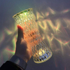Kleine Taille Kristall 16 Farbe Tischlampe Bar Tisch Atmosphäre Lampe Unplugged Schlafzimmer Nachttischlampe Geburtstagsgeschenk für Freundin