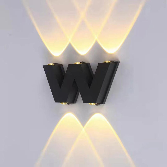 LED-Außenwandbeleuchtung Moderne LED-Außenwandleuchten Anpassbare private Lampe