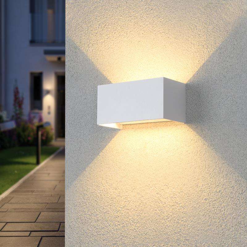 Wasserdichte Außenwandleuchte LED Lange Wandleuchte IP65 Aluminium Licht Garten Villa Veranda Wandleuchte Licht 110 V 220 V Wandleuchte Leuchte