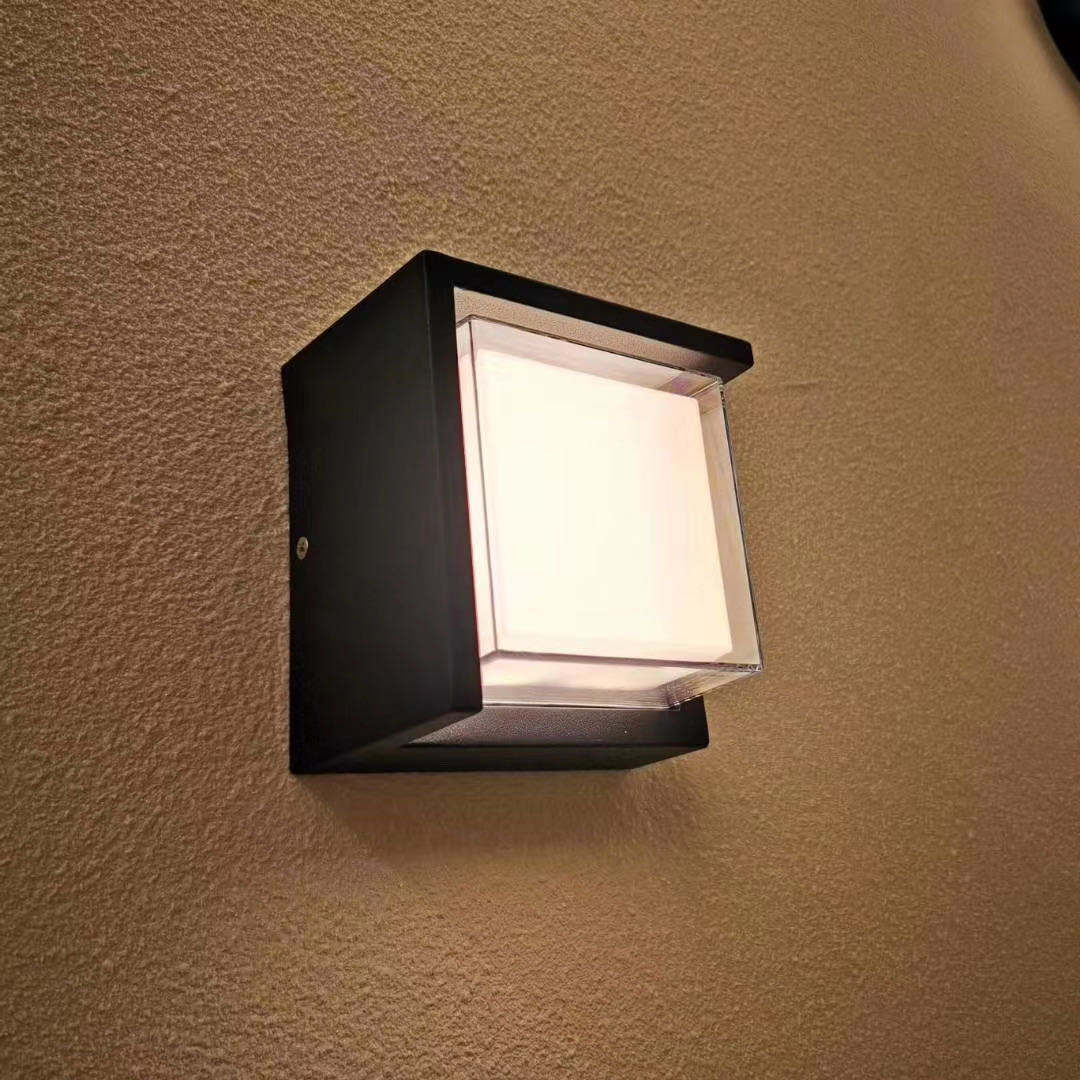 Direkt liefern Lampen Rgb Innenwandleuchte Außenwandleuchte Hersteller schwarze Außenleuchte