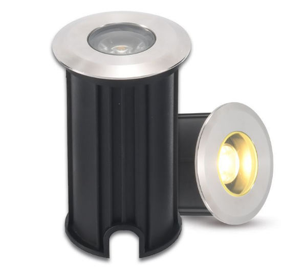 Led vergrabenes Licht 1w3w Edelstahl-Unterwasserlichtanker eingebetteter Parkquadrat-Wandecken-Unterwasser-kleines vergrabenes Licht
