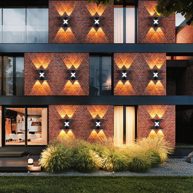 Heißer Doppel Kopf Lampen Im Freien Wasserdichte Wandleuchte Für Schlafzimmer Korridor Küche Beleuchtung Leuchte LED Wandlamp Up Und Unten Outdoor Wandlampen