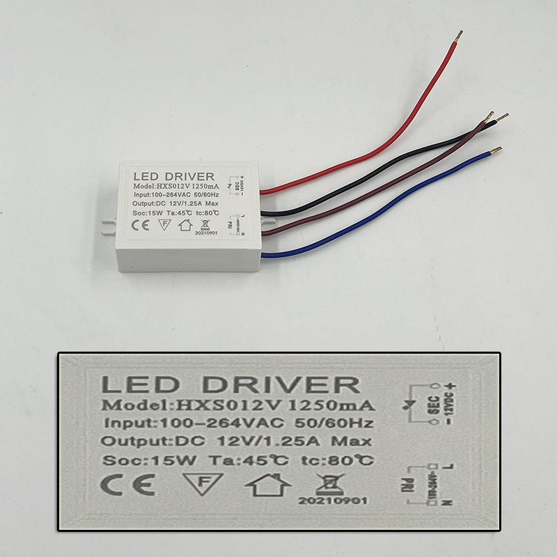LED-Treiber Konstantspannungsnetzteil DC12V-Treiber 7W 15W 72W 48W / AC 220V bis 12V Netzteil Konstantspannung zur Steuerung von Beleuchtungstransformatoren