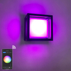 Intelligente IP65-Außenleuchte, wasserdicht, APP-gesteuerte Kunststoff-Garten-wasserdichte Lampe, moderne LED-Wandleuchte, Wandmontage