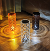 Fernbedienung Atmosphäre Rose Kristall Lampe USB Lade Wohnzimmer Schlafzimmer Kleine Tischlampe Neue Tischlampe 