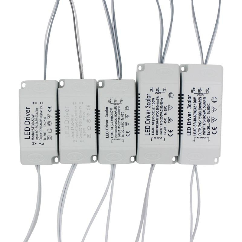 8–120 W LED-Treiber-Netzteil für AC220 V, nicht isolierender Transformator, Deckenleuchte, Ersatz-Glühbirnen-Chip