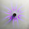 RGB Spirale Loch Led Wand Lampe 3W Dimmbare Spirale Lampe Mit Fernbedienung Oberfläche Installieren Mini Licht Für Spiel zimmer Bar NEUE