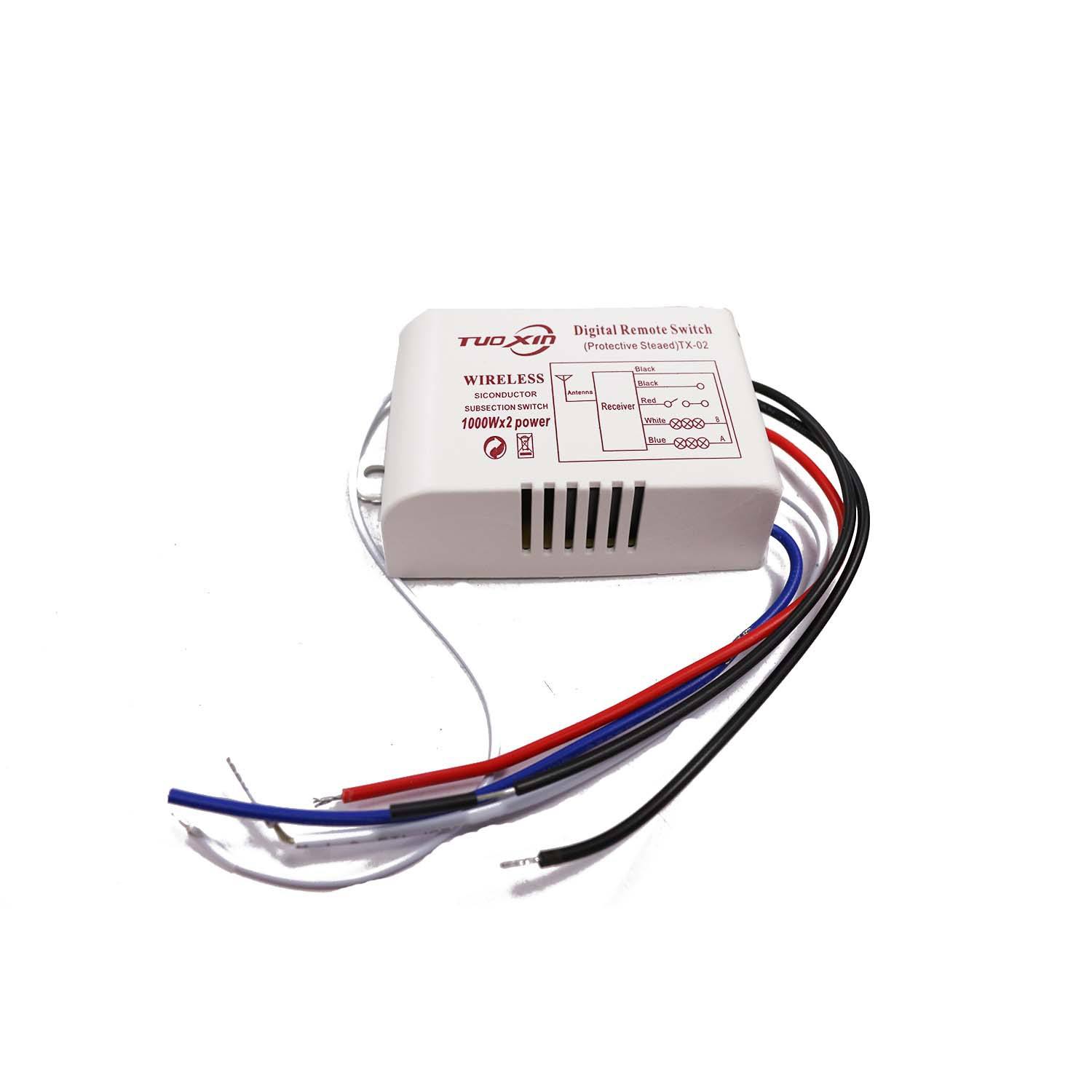 Drahtlose Fernbedienung Schalter Smart Home Kristall Lampe Segment Controller 3-weg Digital LED Licht Digital Schalter Großhandel