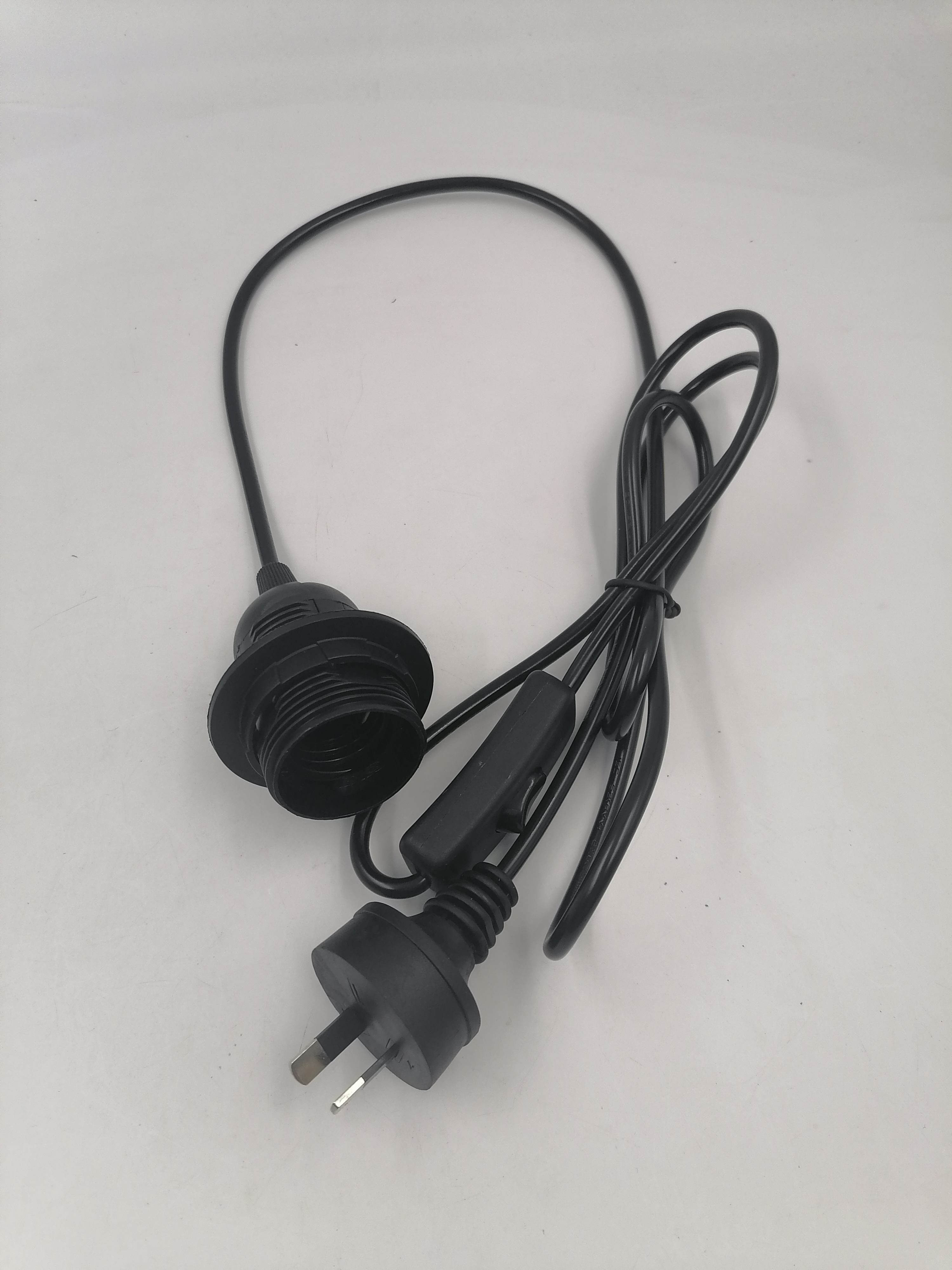 AU-Stecker, 1,8 m langes Netzkabel 303, Ein-Aus-Netzkabel für LED-Lampe mit Knopfschalter, Kabelverlängerung