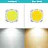 Fabrikgroßhandel COB-Lichtquelle 10-50 W Hochleistungs-High-Display-Index Highlight gelbes Licht weißes Licht COB-Lampenperlen