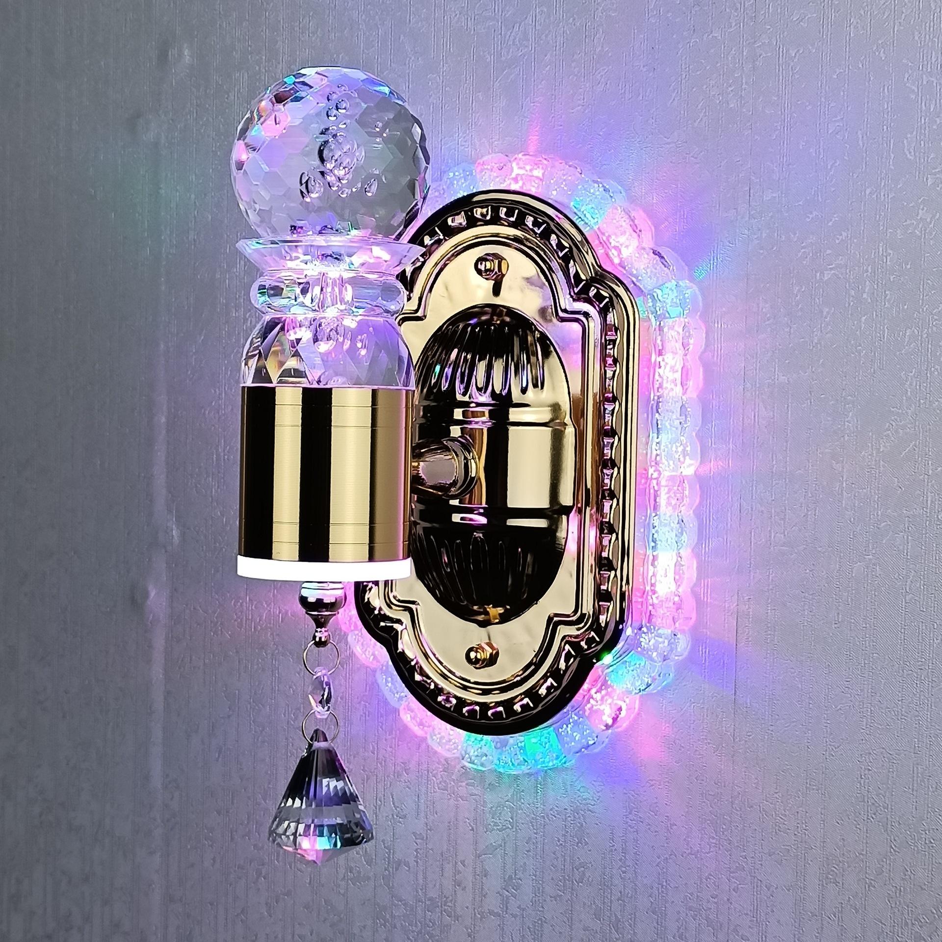 Einfache Schlafzimmer Wohnzimmer Kristall Wand Lampe Spiegel Front Lampe Badezimmer Make-Up Lampe Wand Lichter Wohnkultur Lichter Spiegel Licht