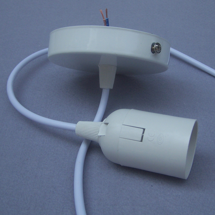 E27-Schraube zum Aufhängen, Kronleuchter-Kopflampenhalter mit Draht, Kronleuchter-Draht-Set, DIY Retro-Kronleuchter-Zubehör, 0,5/1,8/2/3/4 m