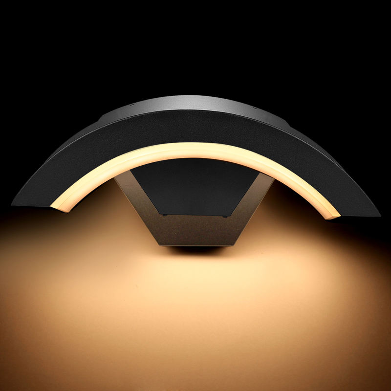 Sector Gartenlampe 18W Wasserdichte Außenwandlampe LED-Beleuchtung Aluminium-Wandlampe
