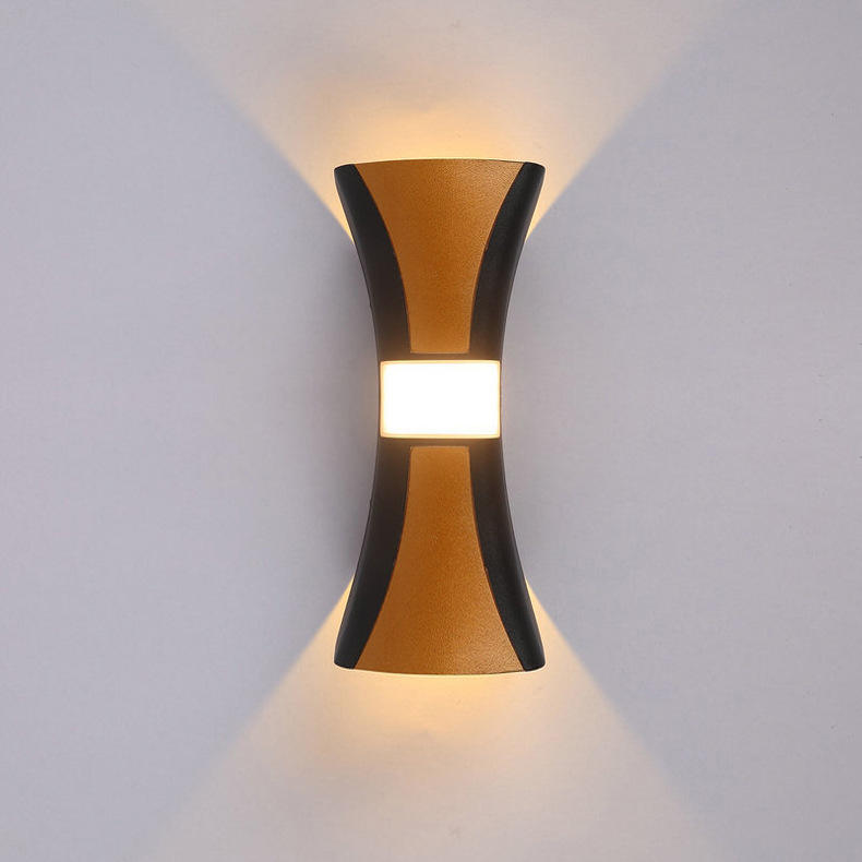 Wasserdichte Outdoor Wandleuchte LED Lange Wandleuchte IP65 Aluminium Licht Tuin Villa Veranda Blaker Licht 110V 220V Blaker Armatur