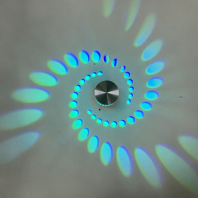 Einfache Kreis Hintergrund Dekoration Lampen Moderne LED RGB Wand Lichter Wohnzimmer Schlafzimmer Nacht Aisle Korridor Innen Beleuchtung