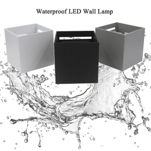 Industrieller Stil, AC85–265 V, wasserdicht, IP65, verstellbarer Strahl, Aluminium, für den Außenbereich, LED-Würfel, wasserdichte Wandleuchte