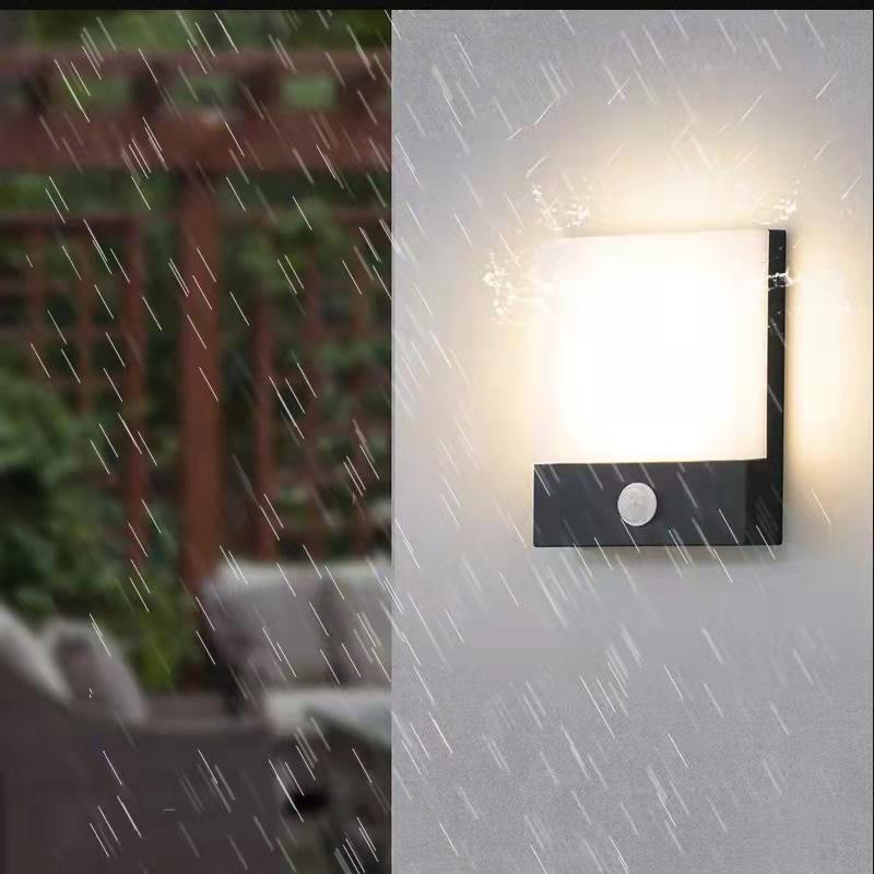 Neues, wasserdichtes IP65-Haus-Schlafzimmer, dekorative Aluminium-Acryl-LED-Wandleuchte, hergestellt direkt nach Hause