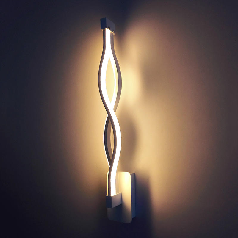 2,4 G Langwellen-Wandleuchte mit Controller, LED-Wandleuchte, minimalistisches Wohnzimmer, Treppenhaus, Schlafzimmer 