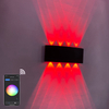 2022 Tuya APP Smart Home WiFi APP Gesteuert 85-265V RGBW IP65 Aluminium Wasserdichte Led Garten Lampe Smart led Outdoor Up Und Down Wand Licht